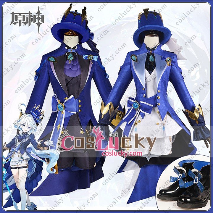 Genshin Impact Furina Focalors Cosplay Costume