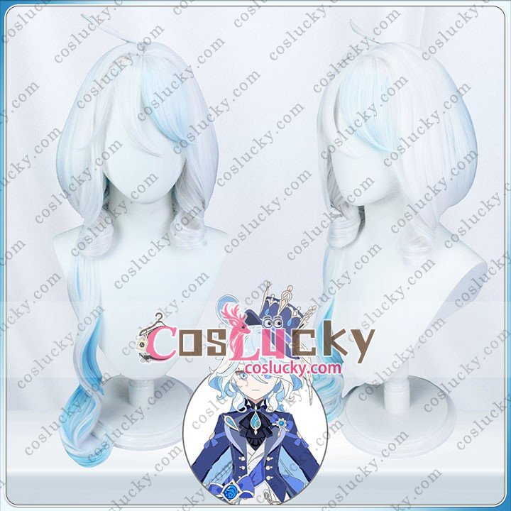 Genshin Impact Furina Cosplay Wig