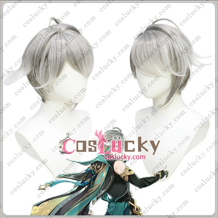 Genshin Impact Alhaitham Cosplay Wig