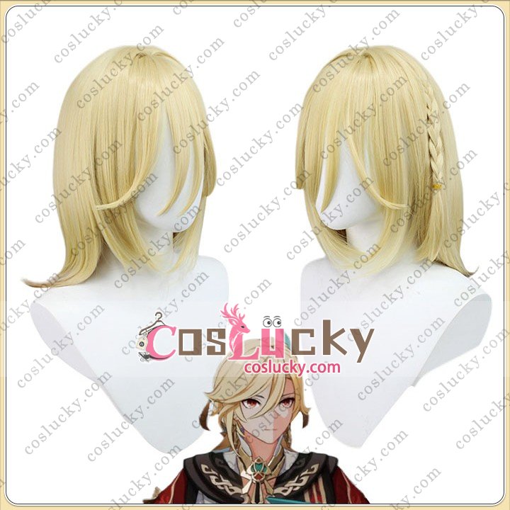 Genshin Impact Kaveh Cosplay Wig